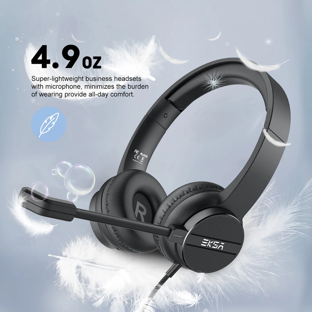 EKSA H12E Wired Gaming Headphones with Noise Cancelling MIC