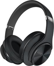 DOQAUS CARE1 Bluetooth Headphones Over Ear, 90 Hrs Playtime Wireless Headphones, 3 EQ Modes, Foldable Hi-Fi Stereo Bass Headphones, Soft Memory Protein Earmuffs, Built-in Mic＆Wired Mode
