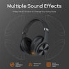 DOQAUS CARE1 Bluetooth Headphones Over Ear, 90 Hrs Playtime Wireless Headphones, 3 EQ Modes, Foldable Hi-Fi Stereo Bass Headphones, Soft Memory Protein Earmuffs, Built-in Mic＆Wired Mode