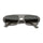 Ray-Ban Transparent Grey Dark Grey Rectangle Sunglasses - RB4454F 6805/71