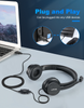 EKSA H12E Wired Gaming Headphones with Noise Cancelling MIC