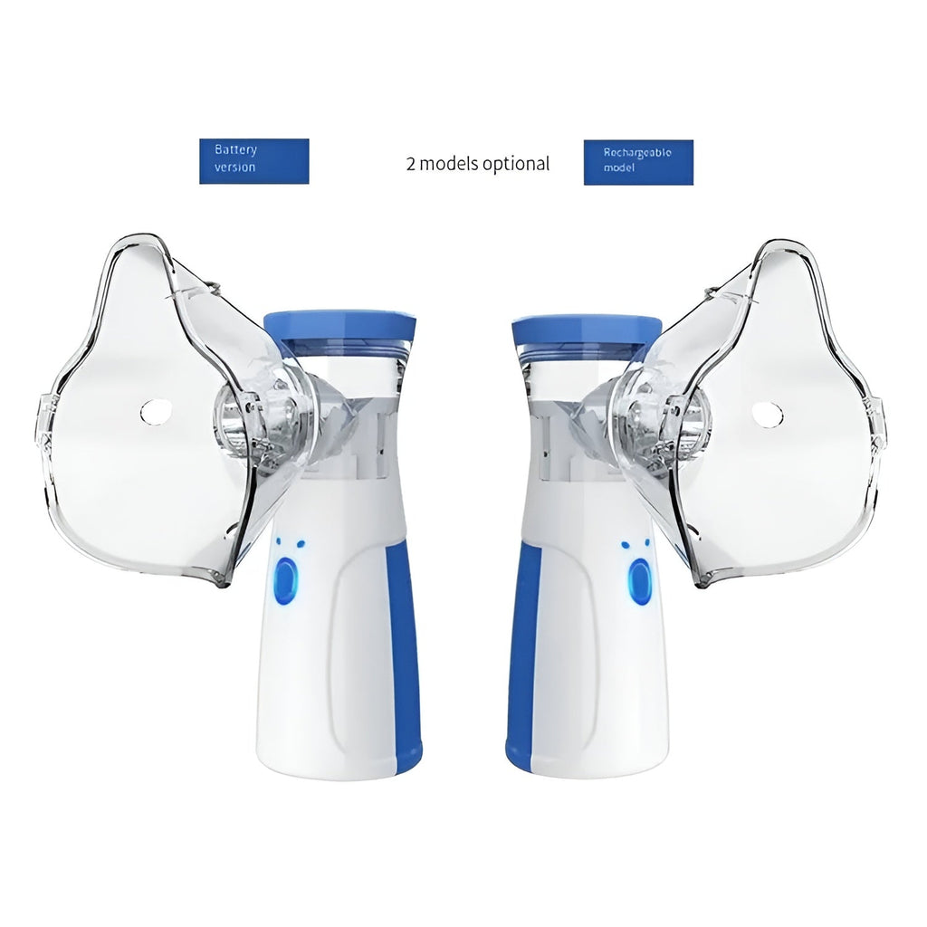 Portable Mesh Nebulizer Machine JSL-W302 with Masks & Mini Inhaler for Kids & Adults