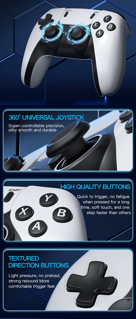 M22 Video Game Stick 4K 64G 30000+ Retro Games Dual Controllers | Supports 52 Emulators (PSP/N64/PS1/3D/Arcade)